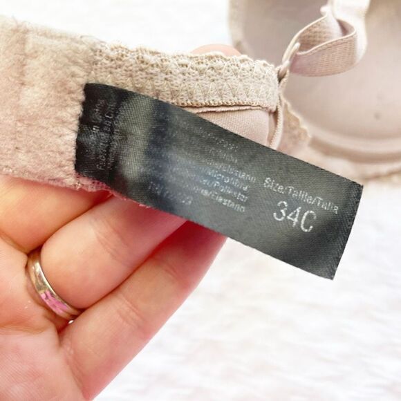 BUY 1 GET 1 FREE 34c brown tan lace bra - Picture 5 of 7